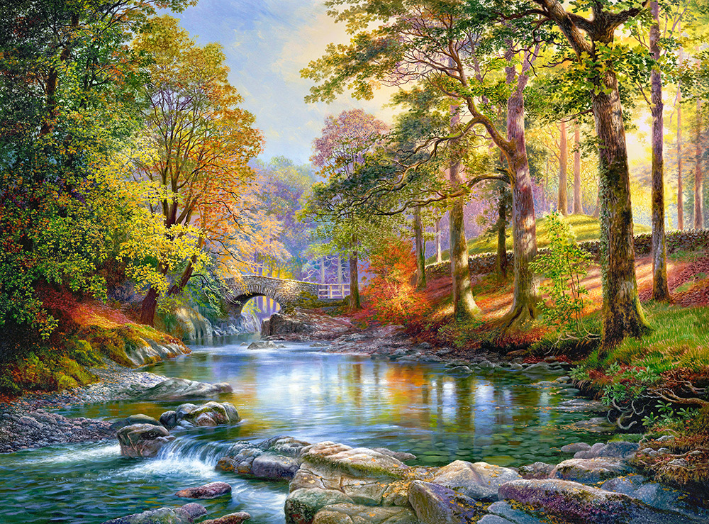 Castorland Puzzle 3000 dílků - Podél řeky