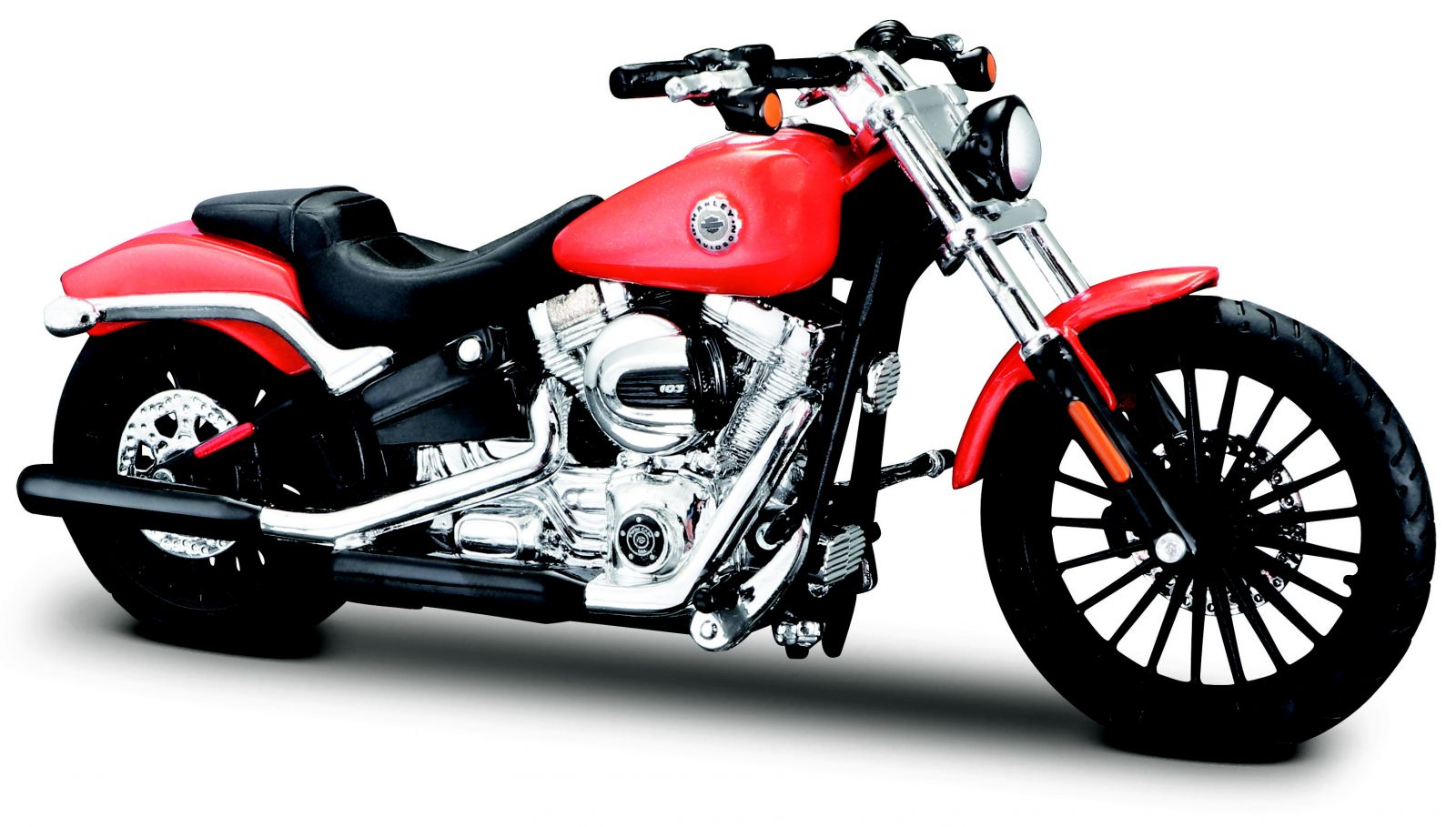Maisto Harley Davidson Breakout 2016 orange, 1:18