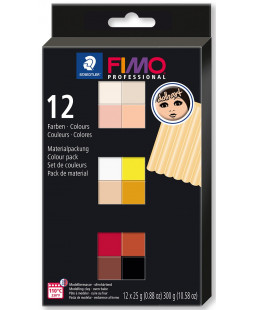 FIMO professional sada 12 barev 25 g DOLL ART
