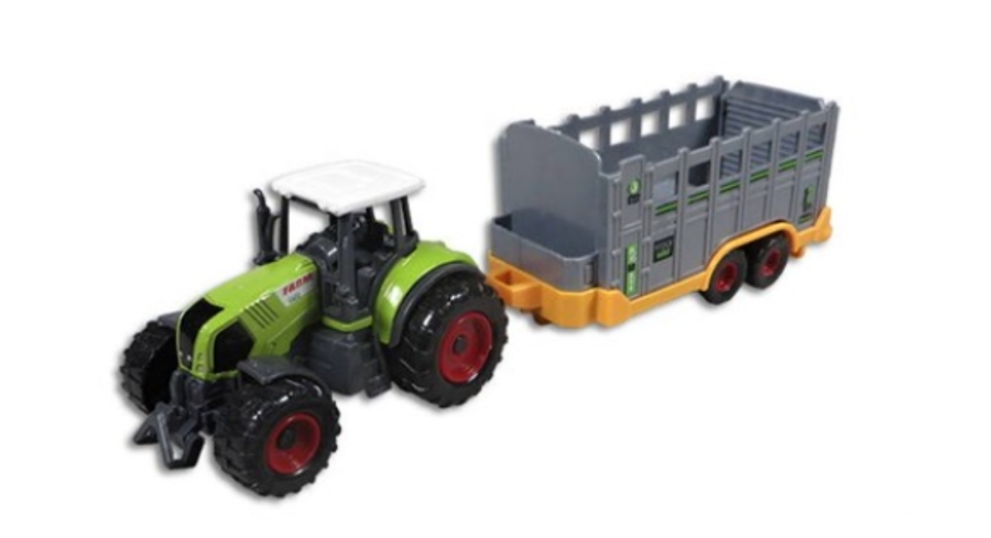MaDe Farmářský set, Traktor s vlečkou na skot 21 cm