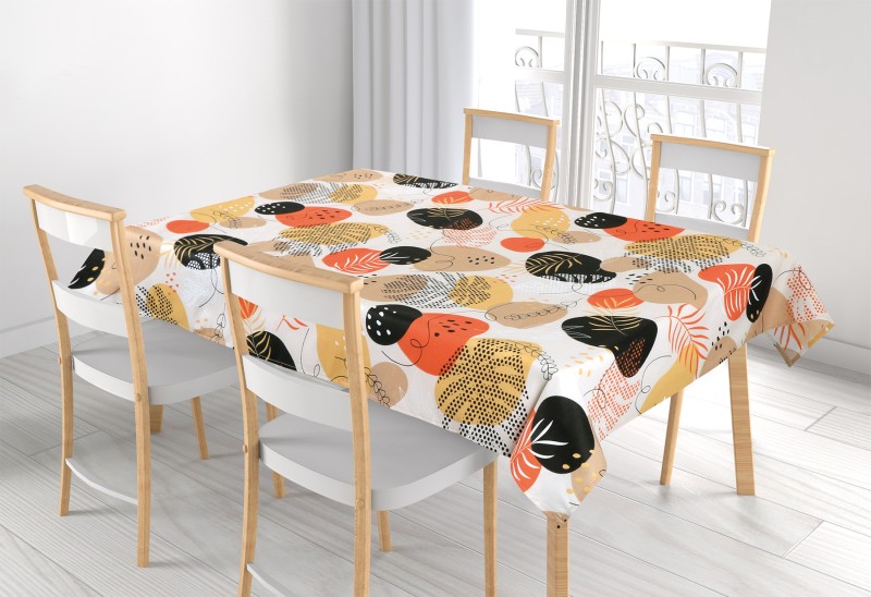 Bellatex Ubrus ADÉLA, Oblázky oranžové - 100x100 cm