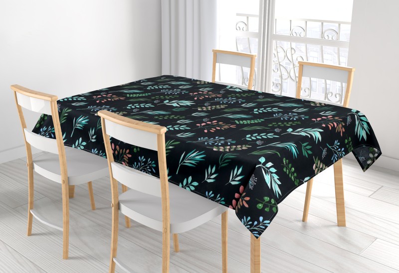 Bellatex Ubrus ADÉLA, Lístky na černé - 120x140 cm