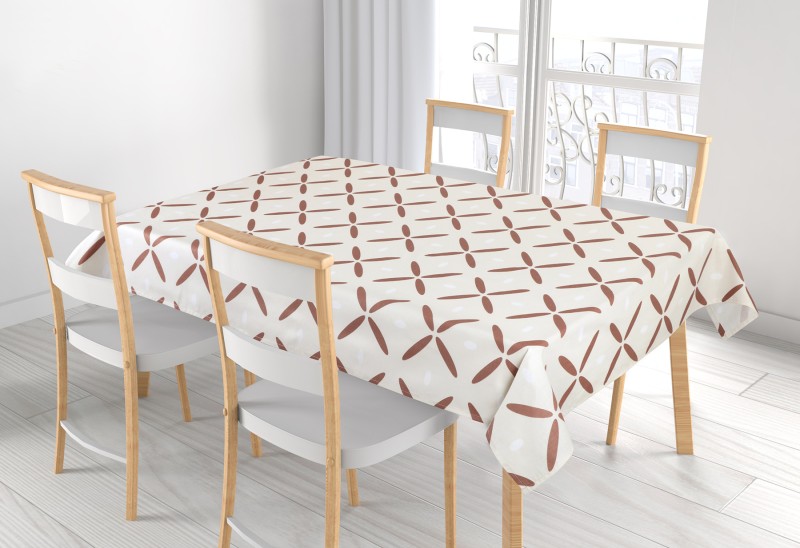 Bellatex Ubrus ADÉLA, Křížky hnědé - 100x100 cm