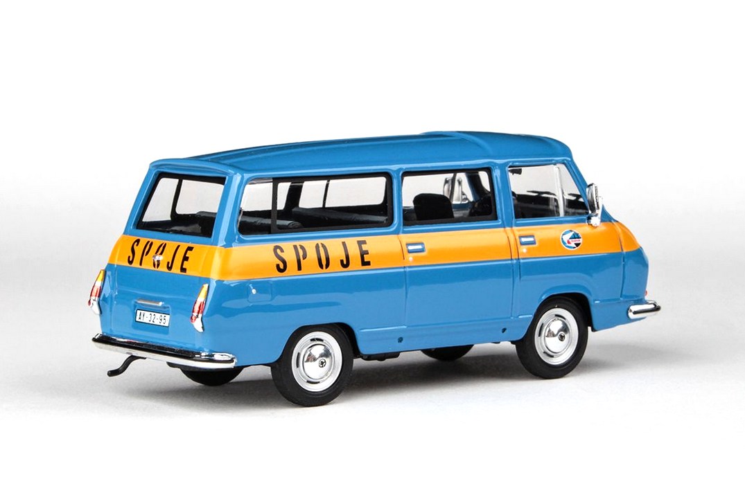 Abrex Škoda 1203 (1974) Spoje, Modrá