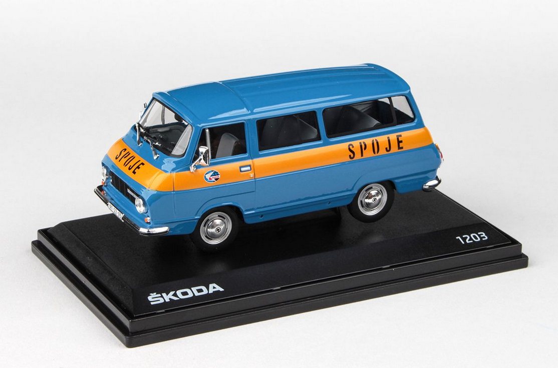 Abrex Škoda 1203 (1974) Spoje, Modrá