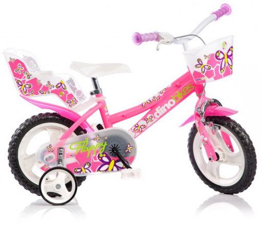 Dino Bikes 126RL Dětské kolo 12", Růžové