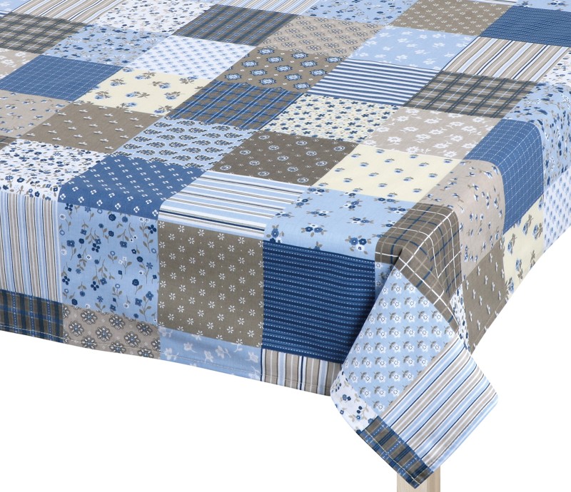 Bellatex Ubrus ADÉLA, Patchwork modrý - 120x140cm