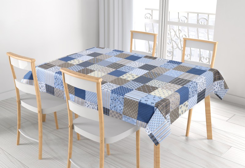 Bellatex Ubrus ADÉLA, Patchwork modrý - 120x140cm