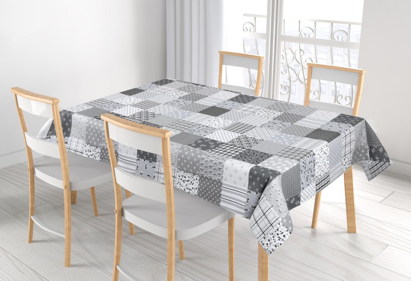 Bellatex Ubrus ADÉLA, Patchwork šedý - 120x140 cm