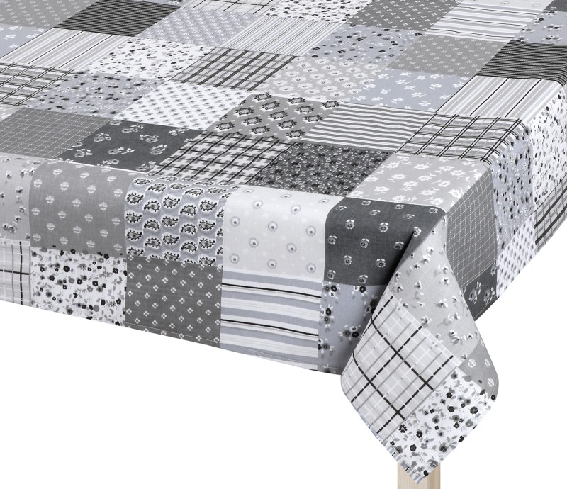 Bellatex Ubrus ADÉLA, Patchwork šedý - 50x50 cm
