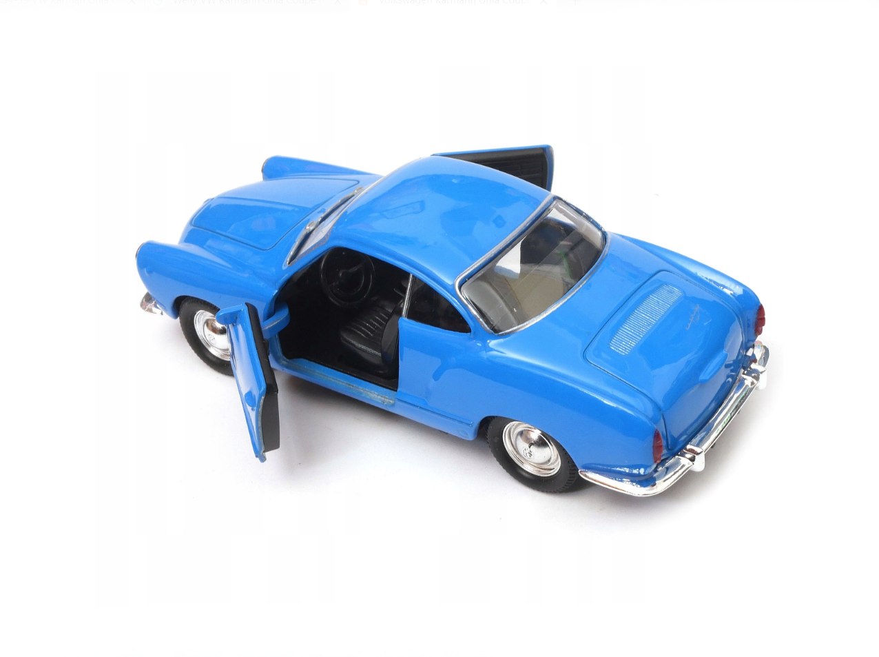 Welly Volkswagen Karmann Ghia Coupe, modré 1:34