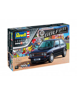 Revell Gift auto 05694, 35 Years VW Golf 1 GTi Pirelli (1:24)