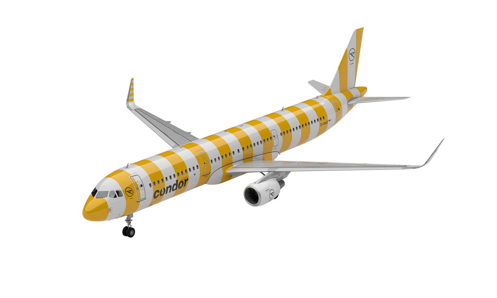 Revell ModelSet letadlo 63788 Airbus A321-200, Condor (1:144)