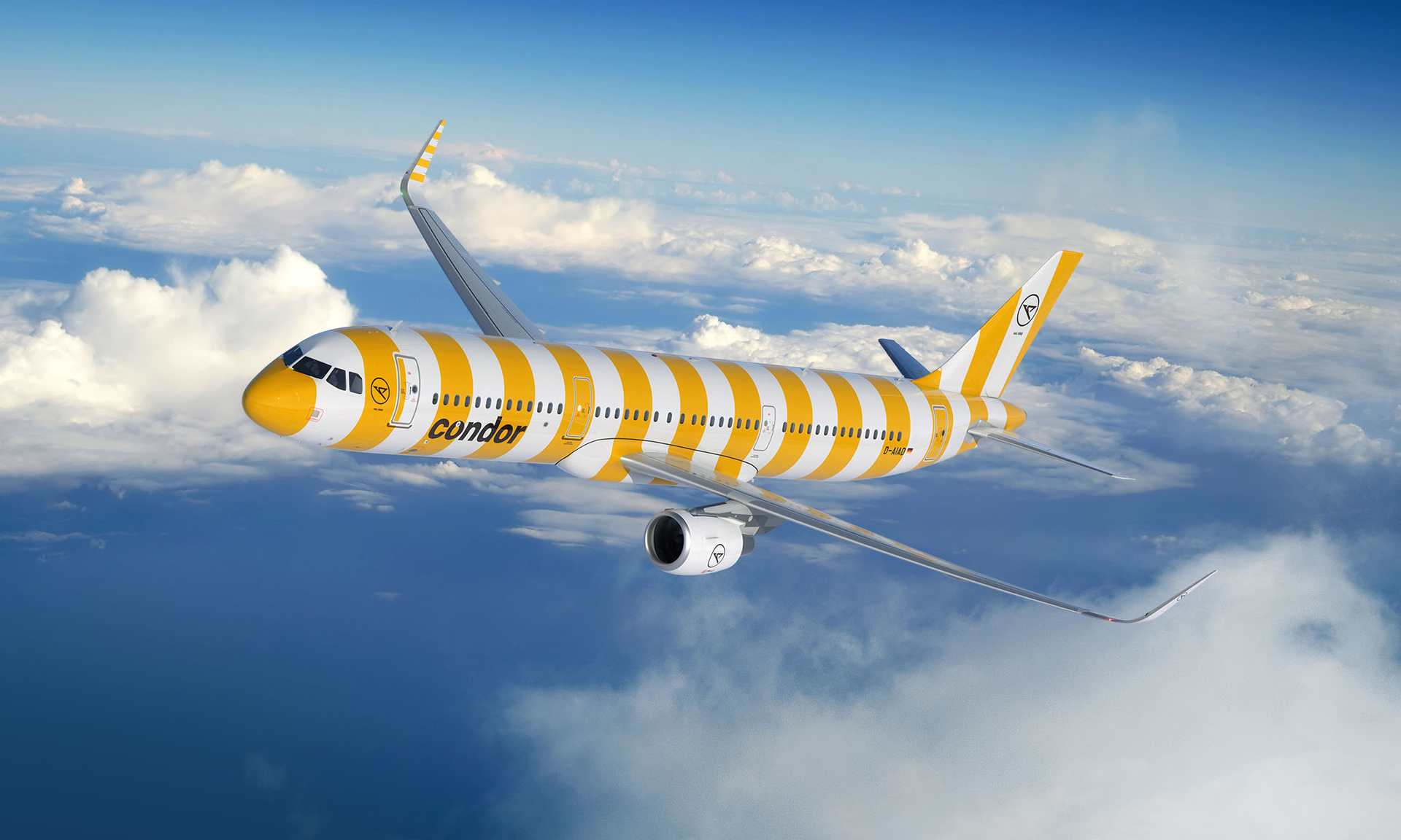 Revell ModelSet letadlo 63788 Airbus A321-200, Condor (1:144)