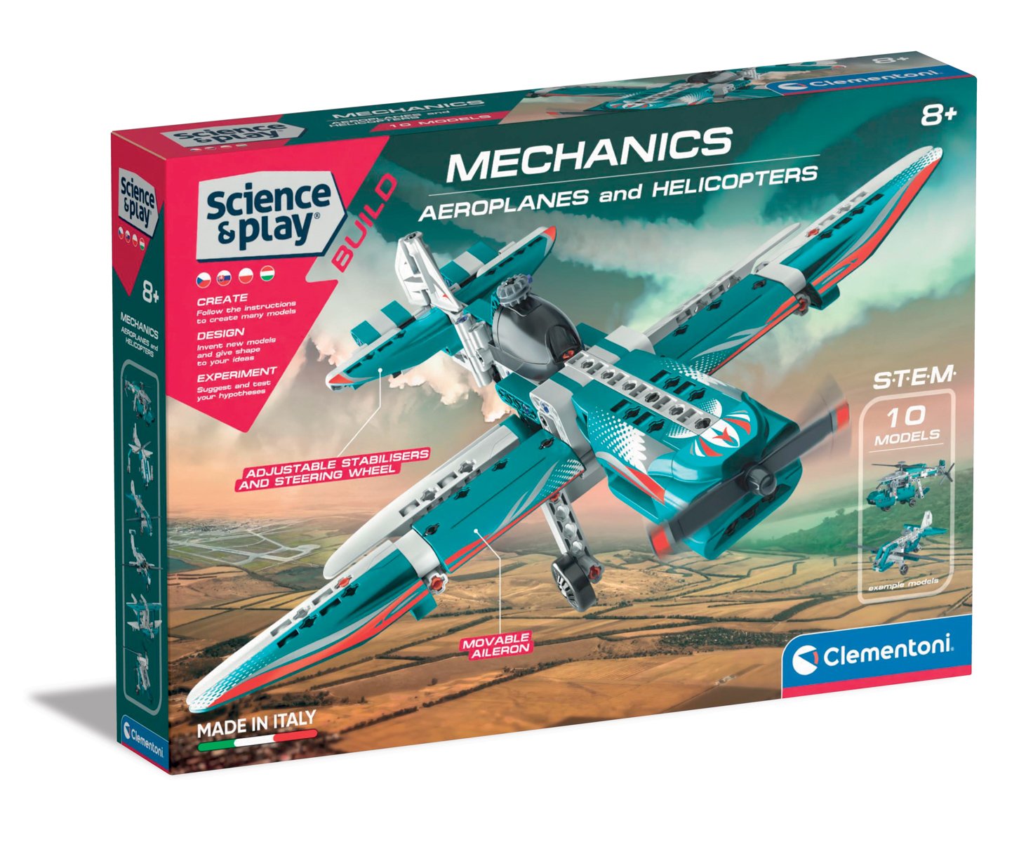 Clementoni Science Letadla a vrtulníky (PL+HU+CZ+SK)