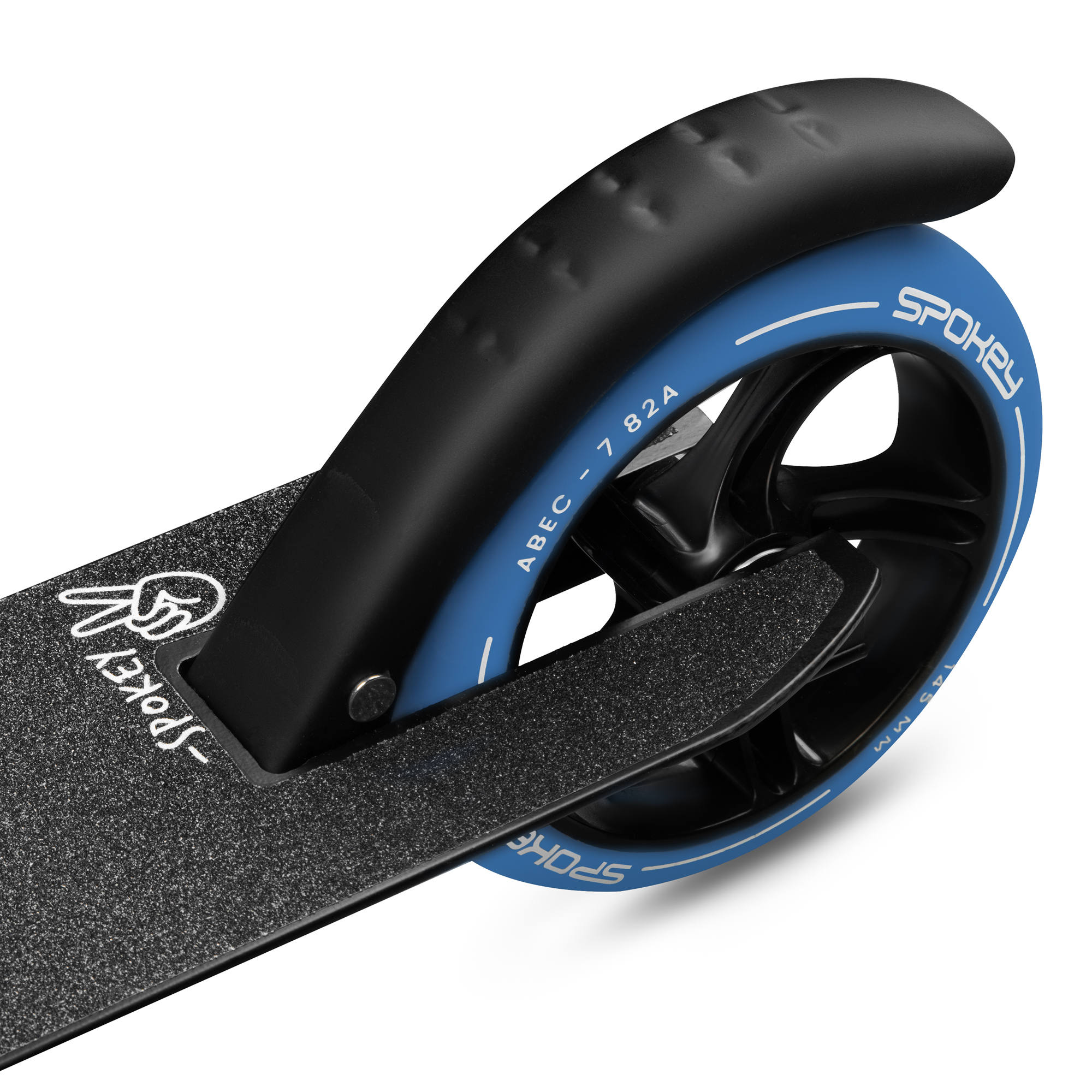 Spokey VACAY Pro Koloběžka s ruční brzdou, kolečka 145 mm, modrá