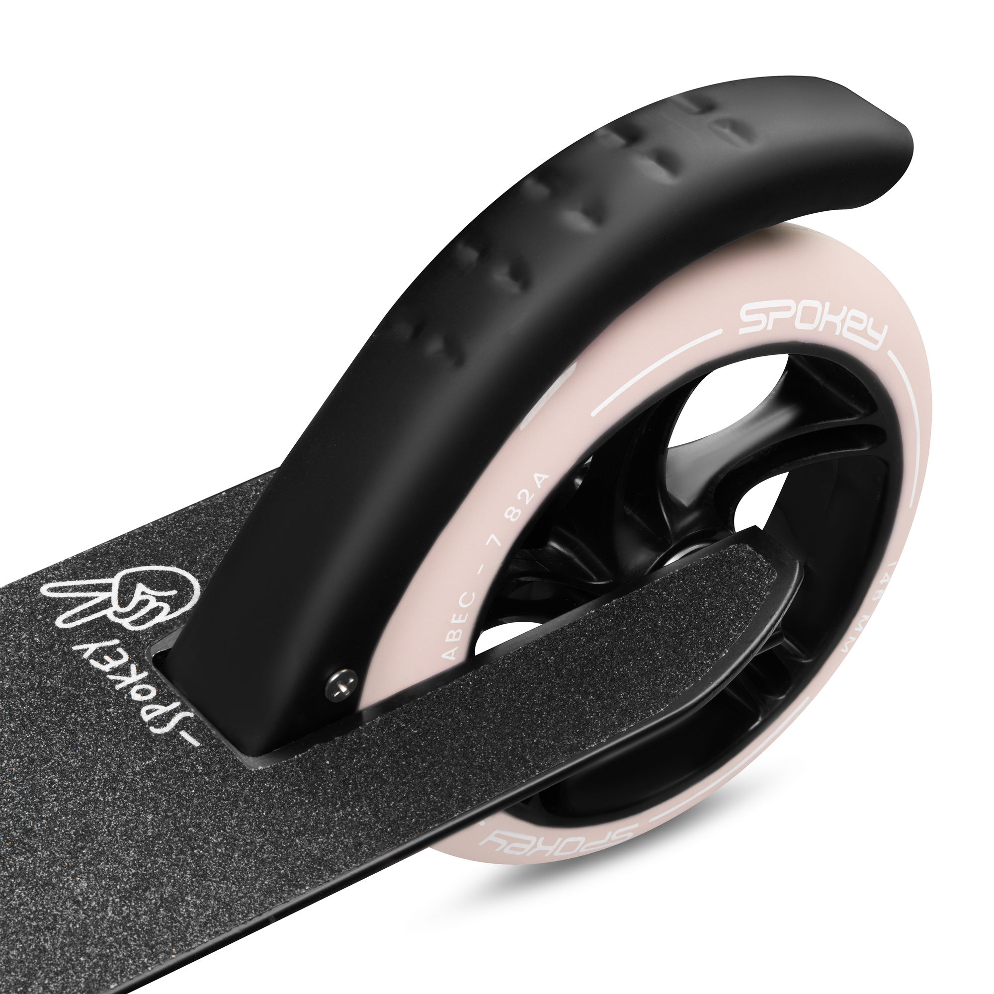 Spokey VACAY Pro Koloběžka s ruční brzdou, kolečka 145 mm, růžová