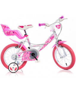 Dino Bikes Dětské kolo Little Heart 14