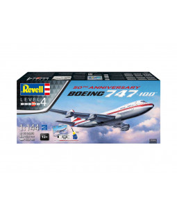 Revell Gift Set letadlo 05686 - Boeing 747-100, 50th Anniversary (1:144)