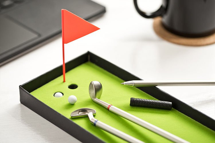 Sada golfových per deluxe
