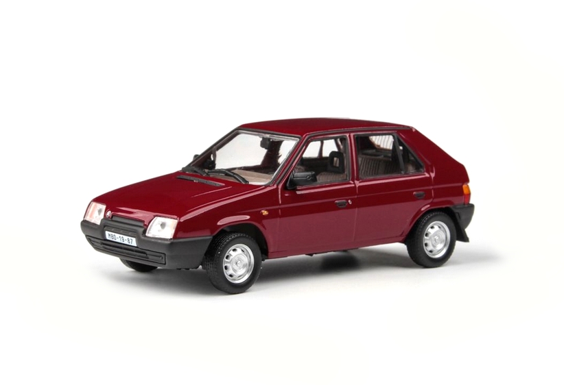 Abrex Škoda Favorit 136L (1988) Červená Apollo 1:43