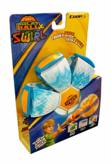 Phlat ball junior Swirl, modrý