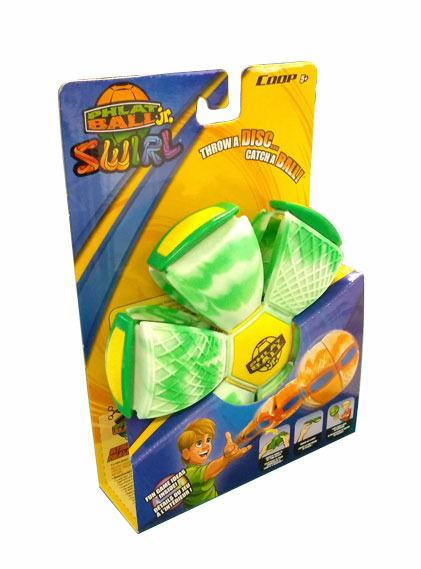 Phlat ball junior Swirl, zelený
