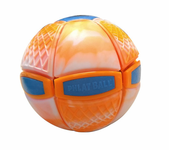 Phlat ball junior Swirl, oranžový