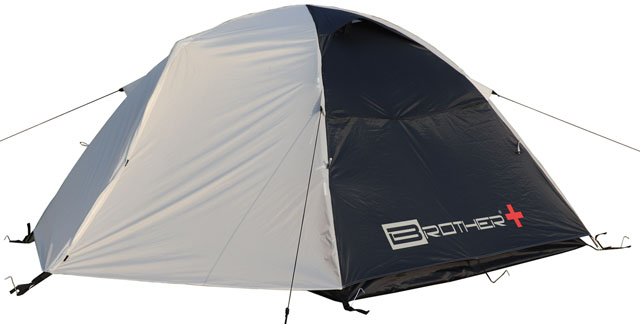 Brother dvouplášťový stan pro 3 osoby ST06, černo-šedý