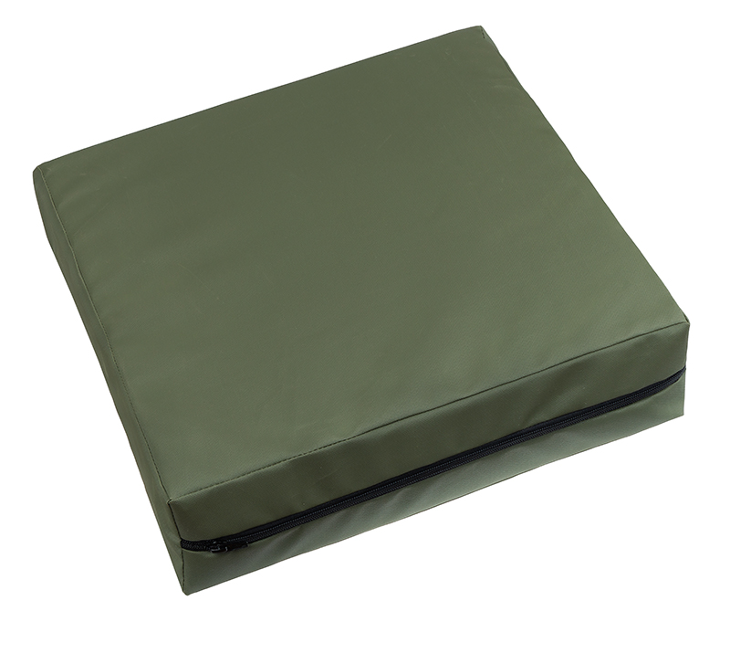 Bellatex Sedák nepromokavý, khaki - 40x40x10cm