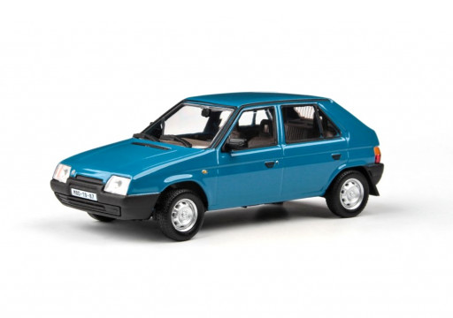 Abrex Škoda Favorit 136L (1988) Modrá Škoda 1:43