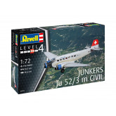 Revell ModelKit letadlo 04975 - Junkers Ju52/3m Civil (1:72)