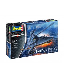 Revell ModelSet vrtulník 63889 Kamov Ka-58 Stealth (1:72)