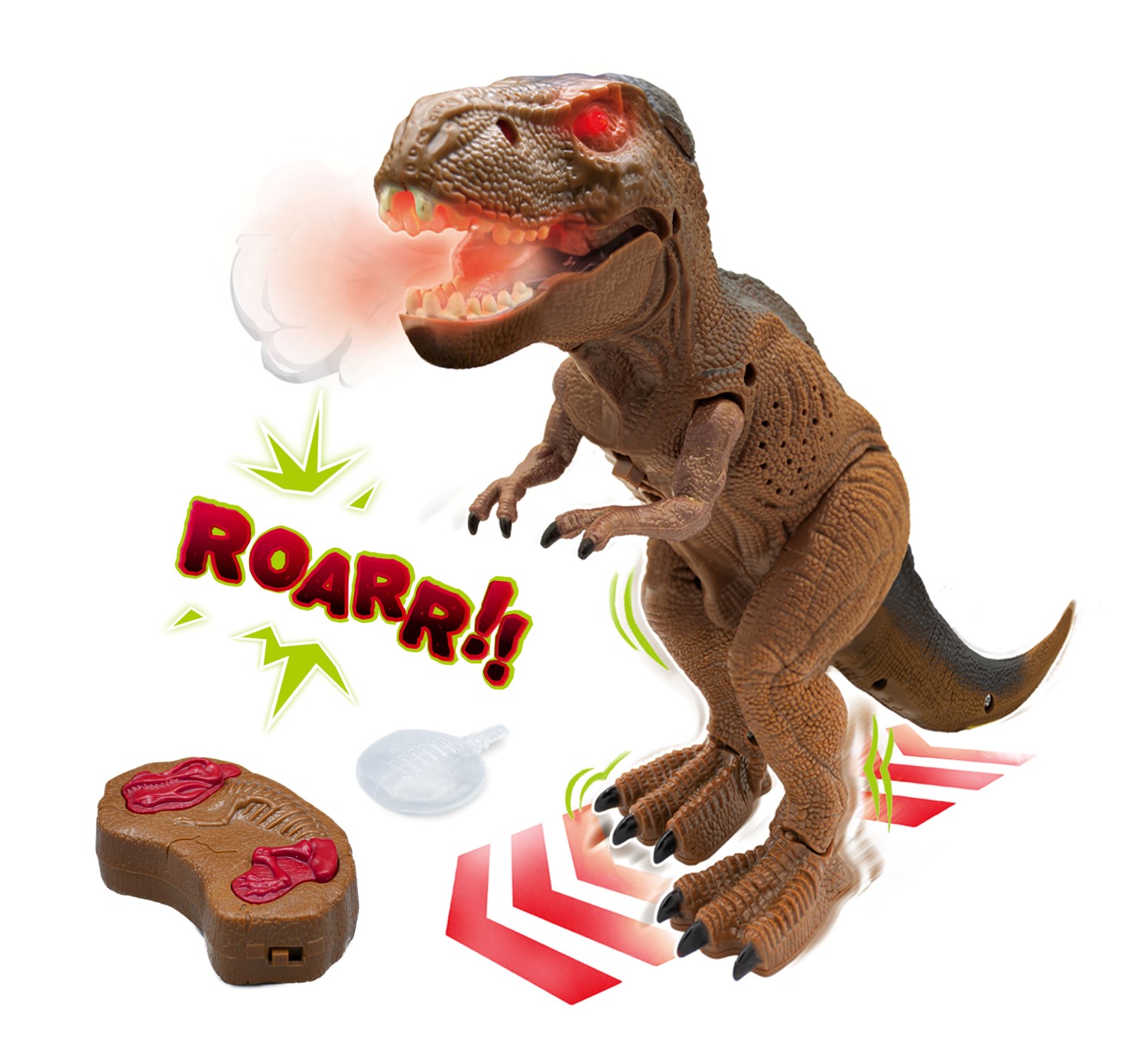 Buki, RC T-Rex chodící, se světelnými a zvukovými efekty