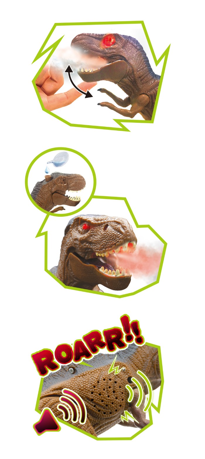 Buki, RC T-Rex chodící, se světelnými a zvukovými efekty
