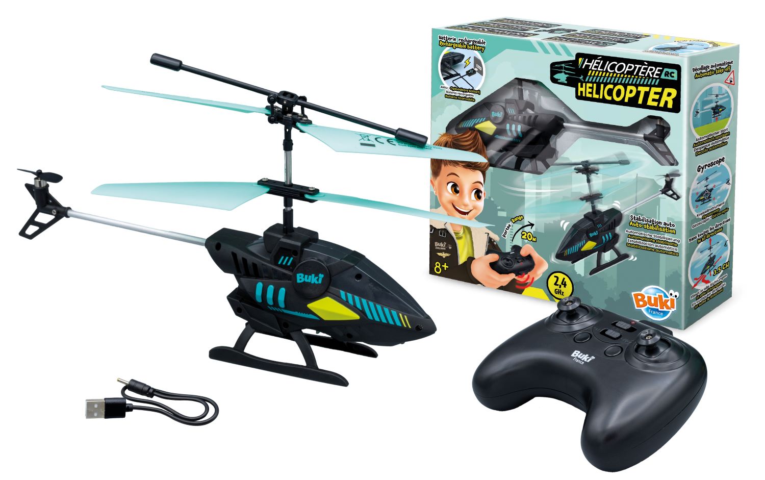 BUKI RC Vrtulník 2,4Ghz