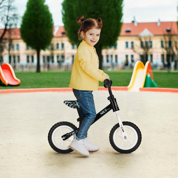 NILS Fun RB134 Dětské odrážedlo 10" černé