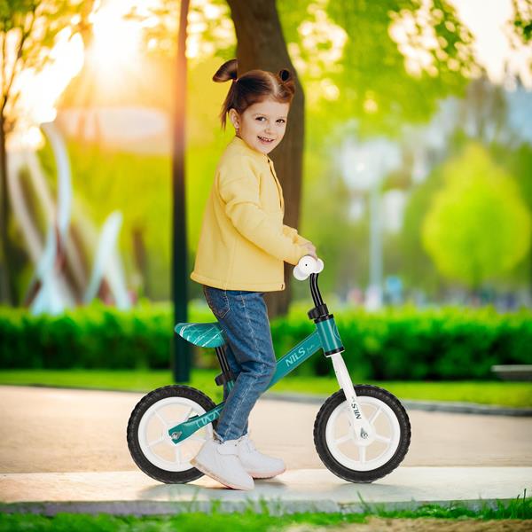 NILS Fun RB134 Dětské odrážedlo 10" zelené