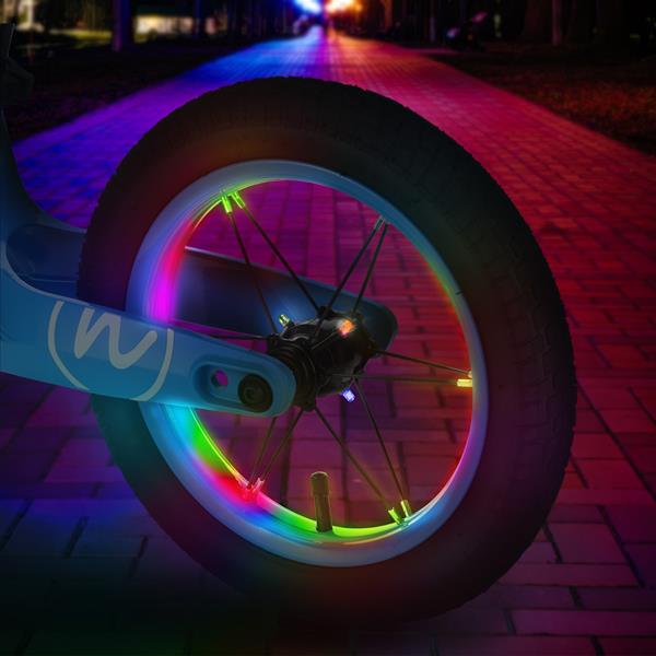 Nils Fun RB901 Dětské odrážedlo 12", pumpovatelná kola s LED, modré