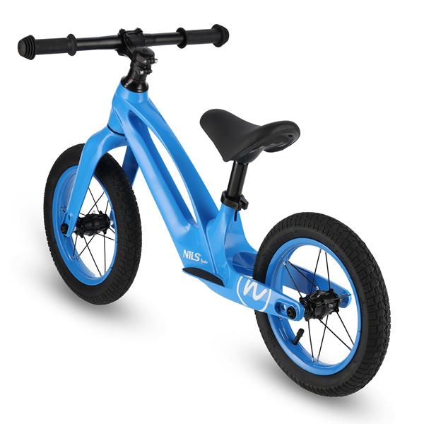 Nils Fun RB901 Dětské odrážedlo 12", pumpovatelná kola s LED, modré