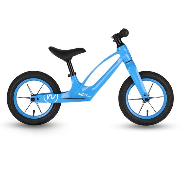 Nils Fun RB901 Dětské odrážedlo 12", pumpovatelná kola s LED, modré