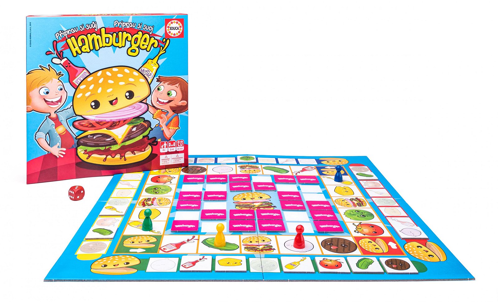 Paměťová hra - Připrav si svůj Hamburger
