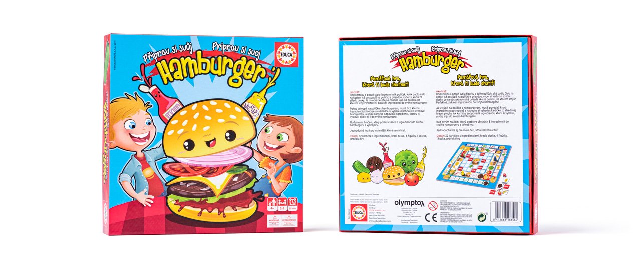 Paměťová hra - Připrav si svůj Hamburger