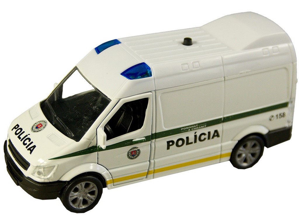 Policejní auto se zvukem na natažení, Polícia, 10cm