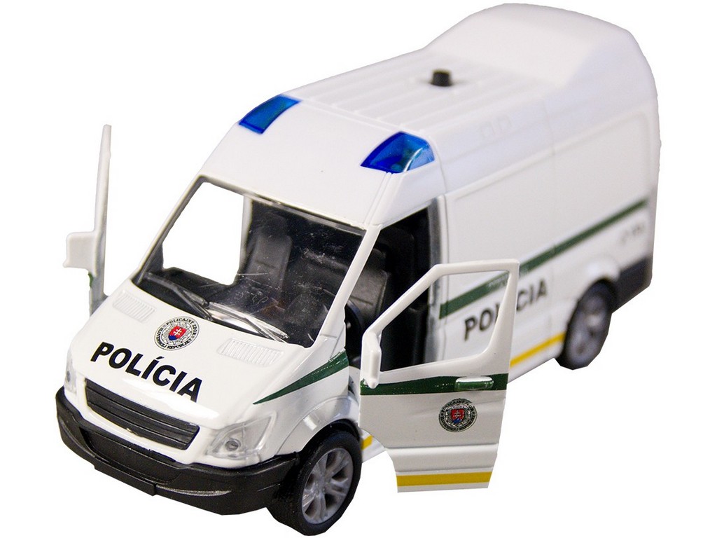 Policejní auto se zvukem na natažení, Polícia, 10cm