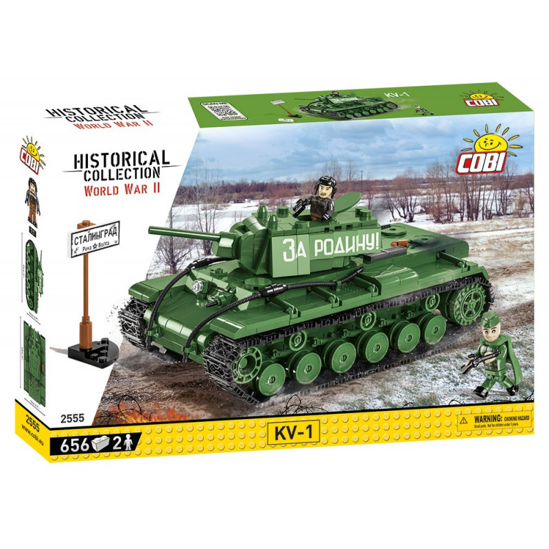 COBI 2555 II WW Tank KV-1, 656 kostek