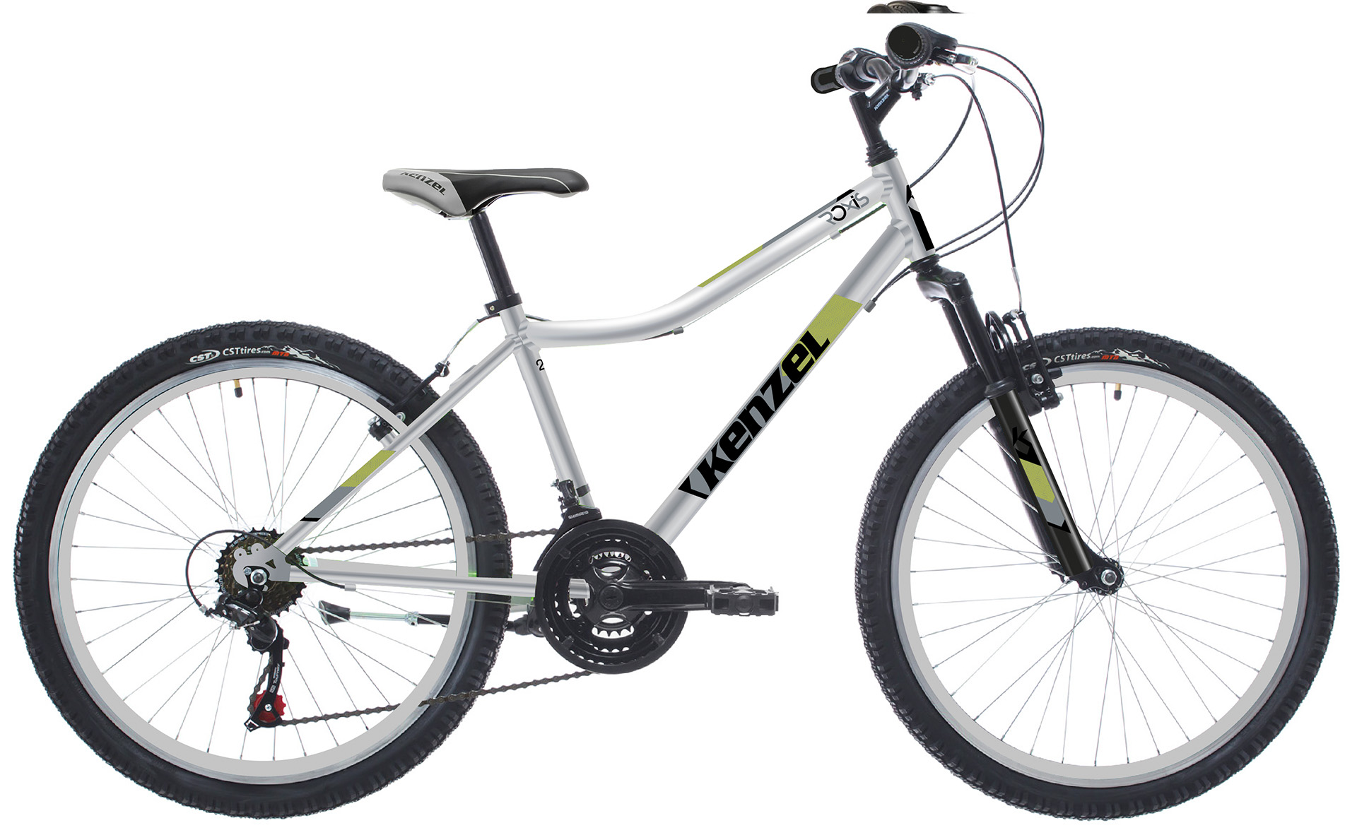 Kenzel Dětské jízdní kolo Roxis SF24 2026 stříbrné