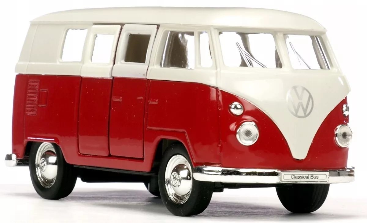 Welly Volkswagen 1963 T1 Bus (red) 1:34