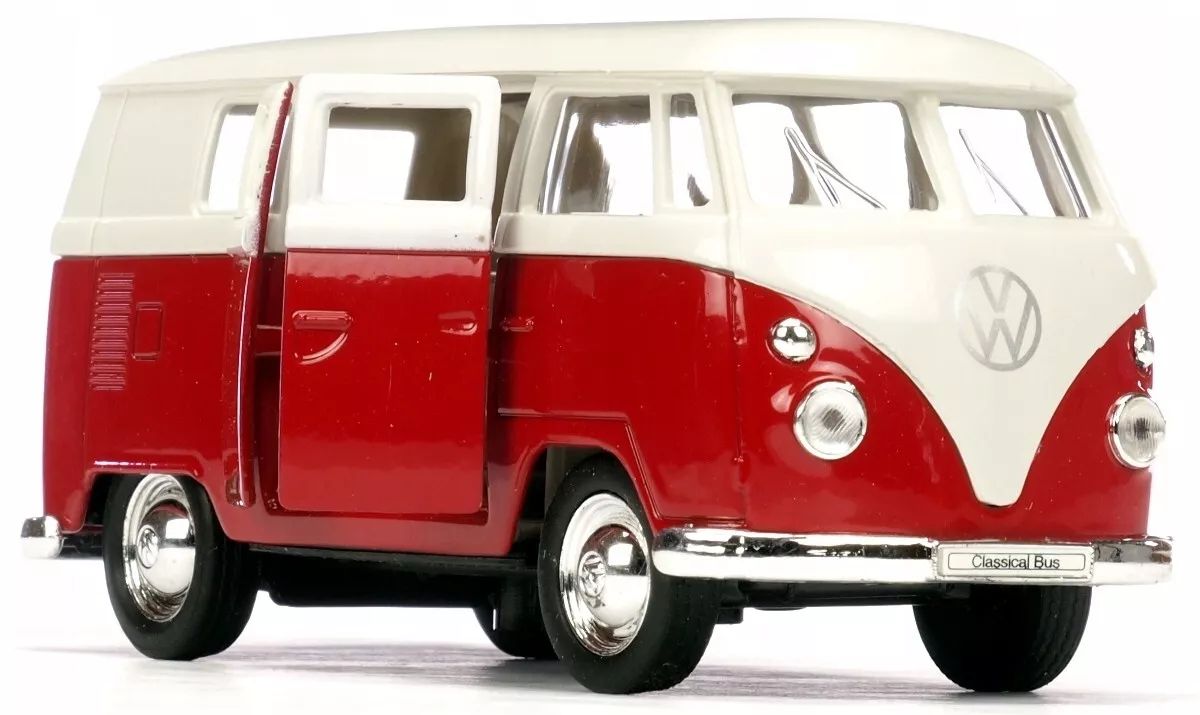 Welly Volkswagen 1963 T1 Bus (red) 1:34