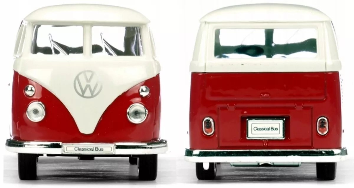 Welly Volkswagen 1963 T1 Bus (red) 1:34